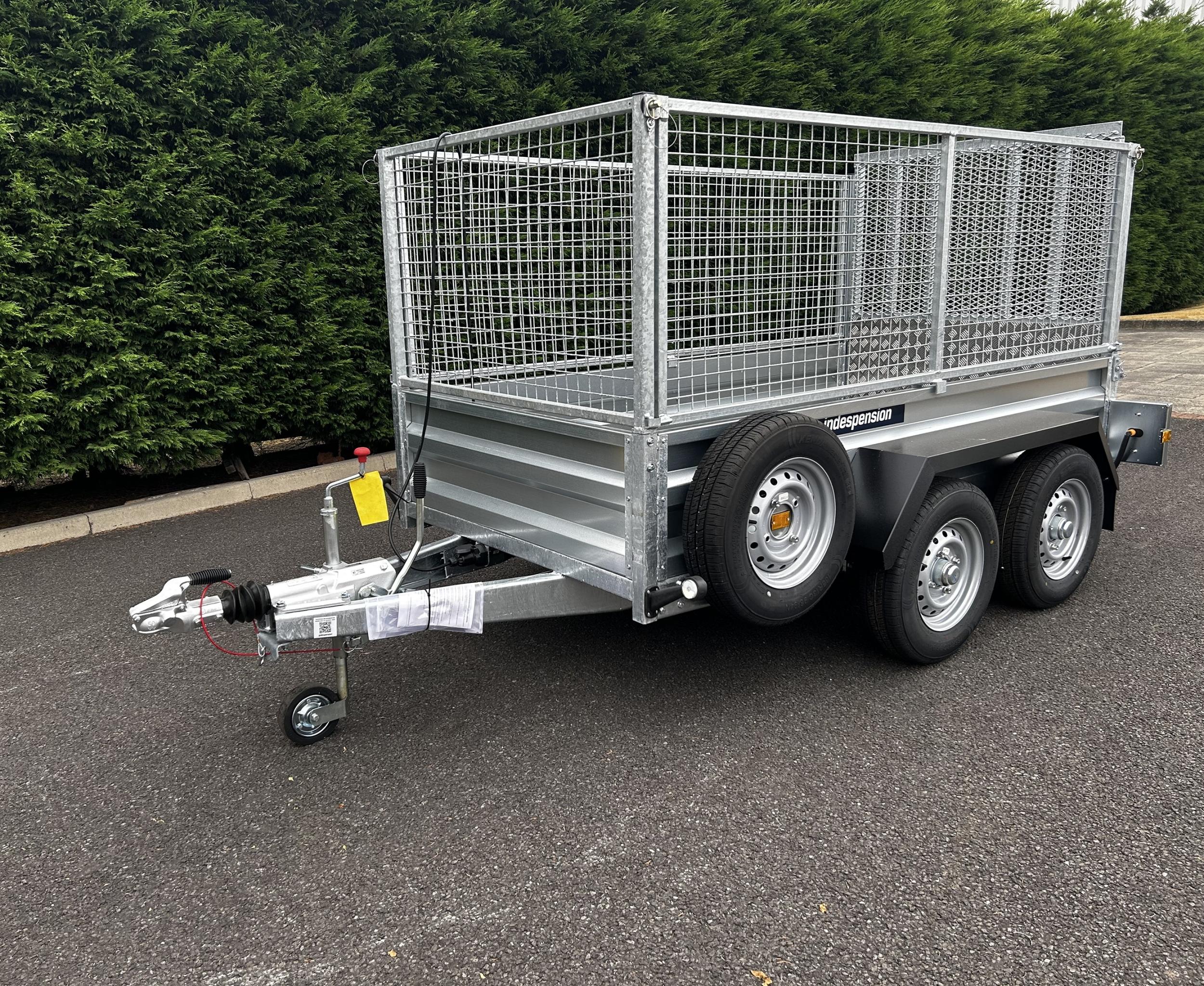 Indespension Braked 8' X 4' Twin Axle Trailer