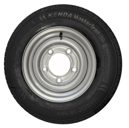 Wheel & Tyre Assembly 165R x 13C- 5 x M16 Studding, 165.1mm PCD, 114.5mm Centre Bore