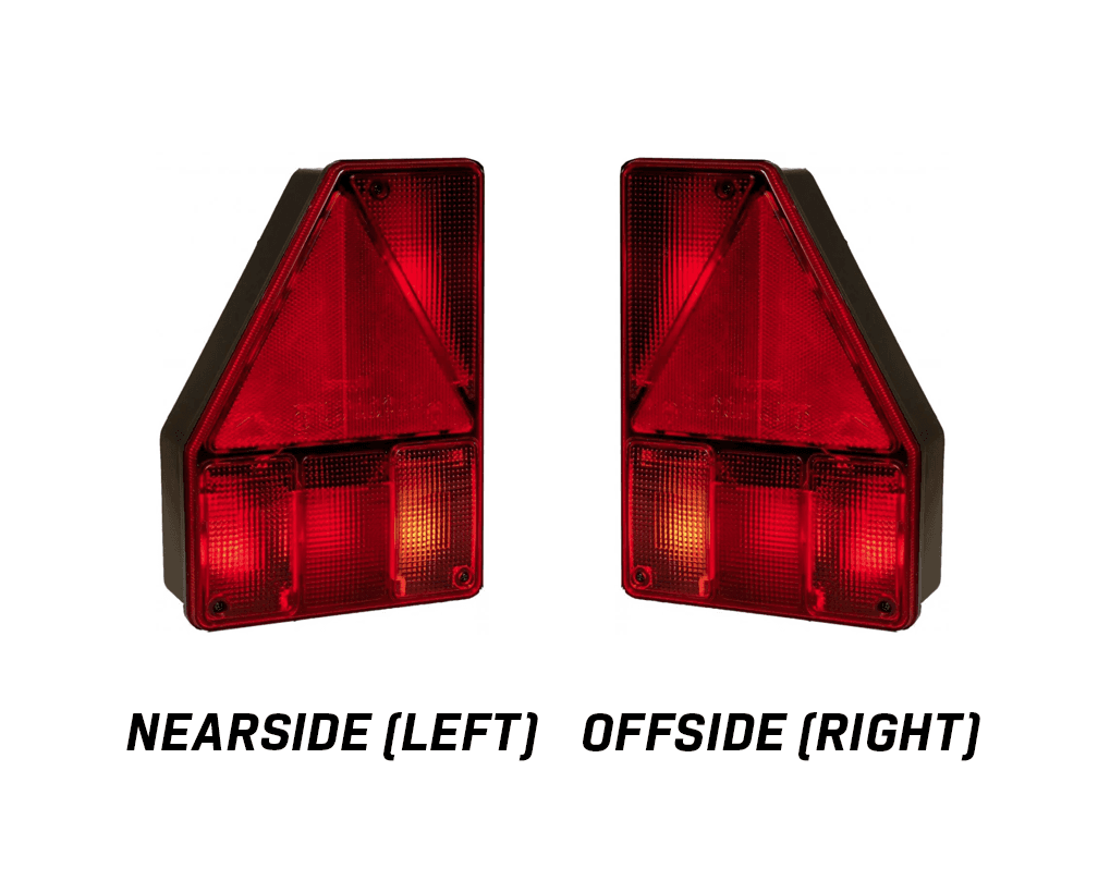 Vertical Combination Lamp - Left or Right