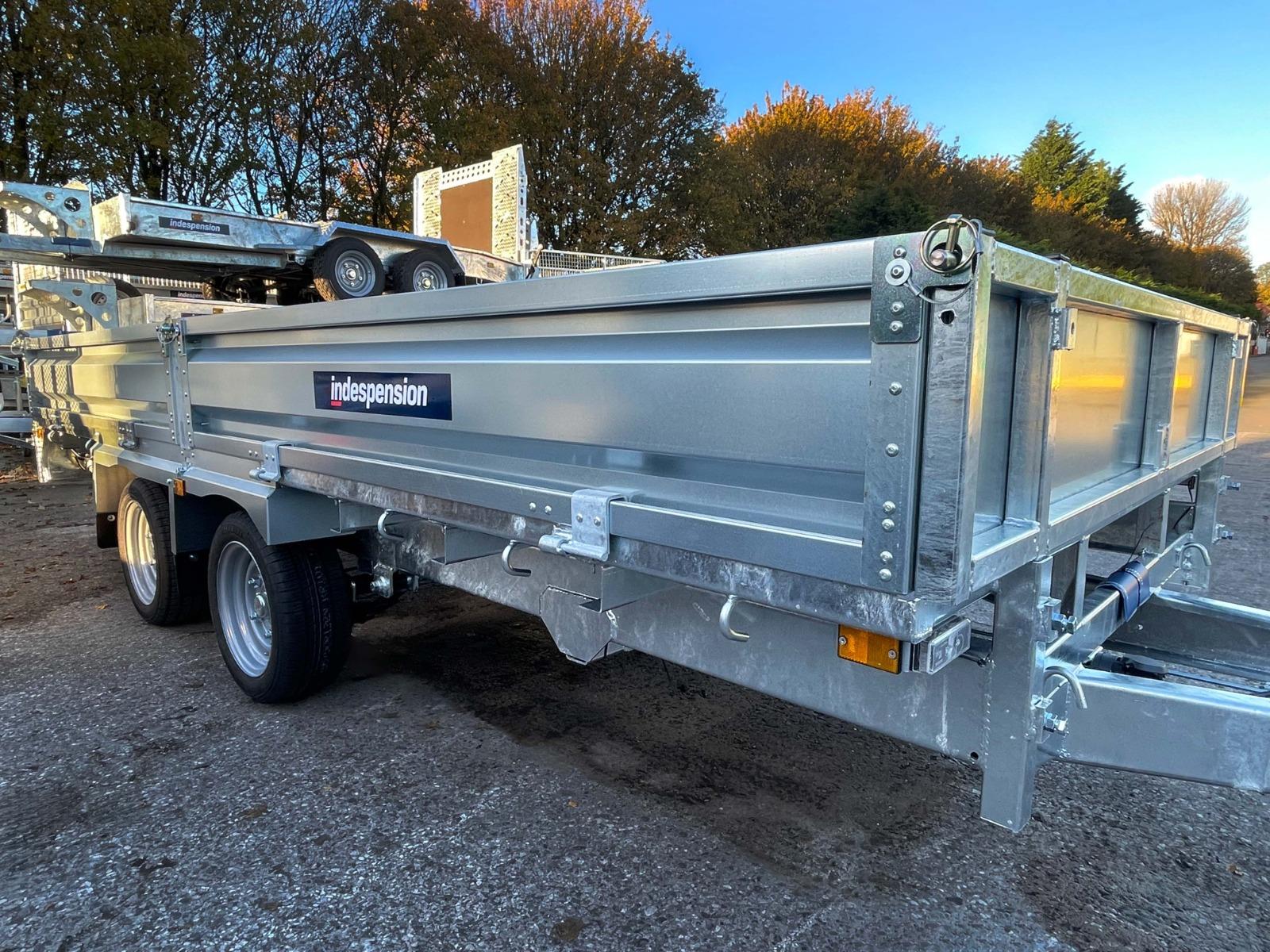 Indespension Braked 10' x 6'6" Twin Axle Flatbed Trailer Image 20