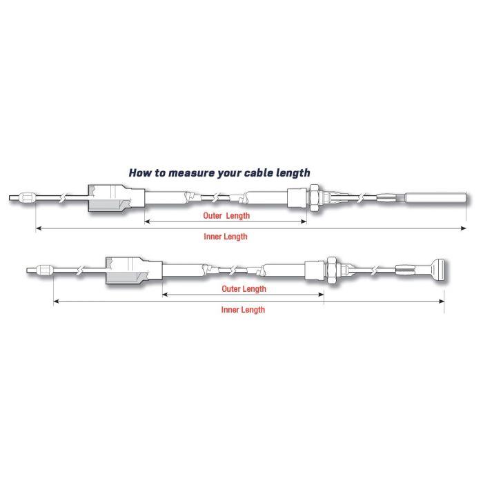 AL-KO 'Old Style' 890mm brake Cable Image 20