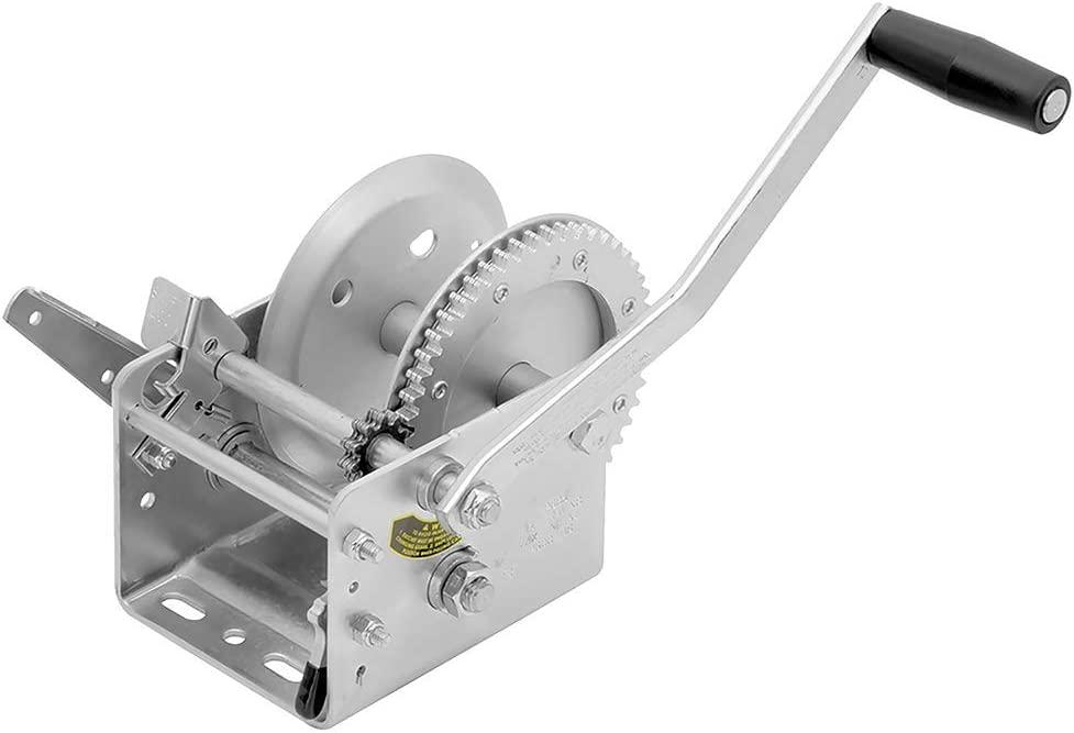 Manual Braked Two Speed Winch 3060kg Rolling Capacity (70mm Drum)