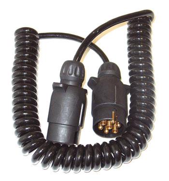 2.5m Curly Cable Connecting Lead 7PIN Image 10