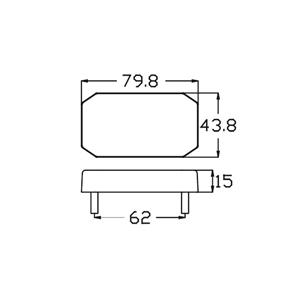 Budget Rectangular Side Marker Image 20