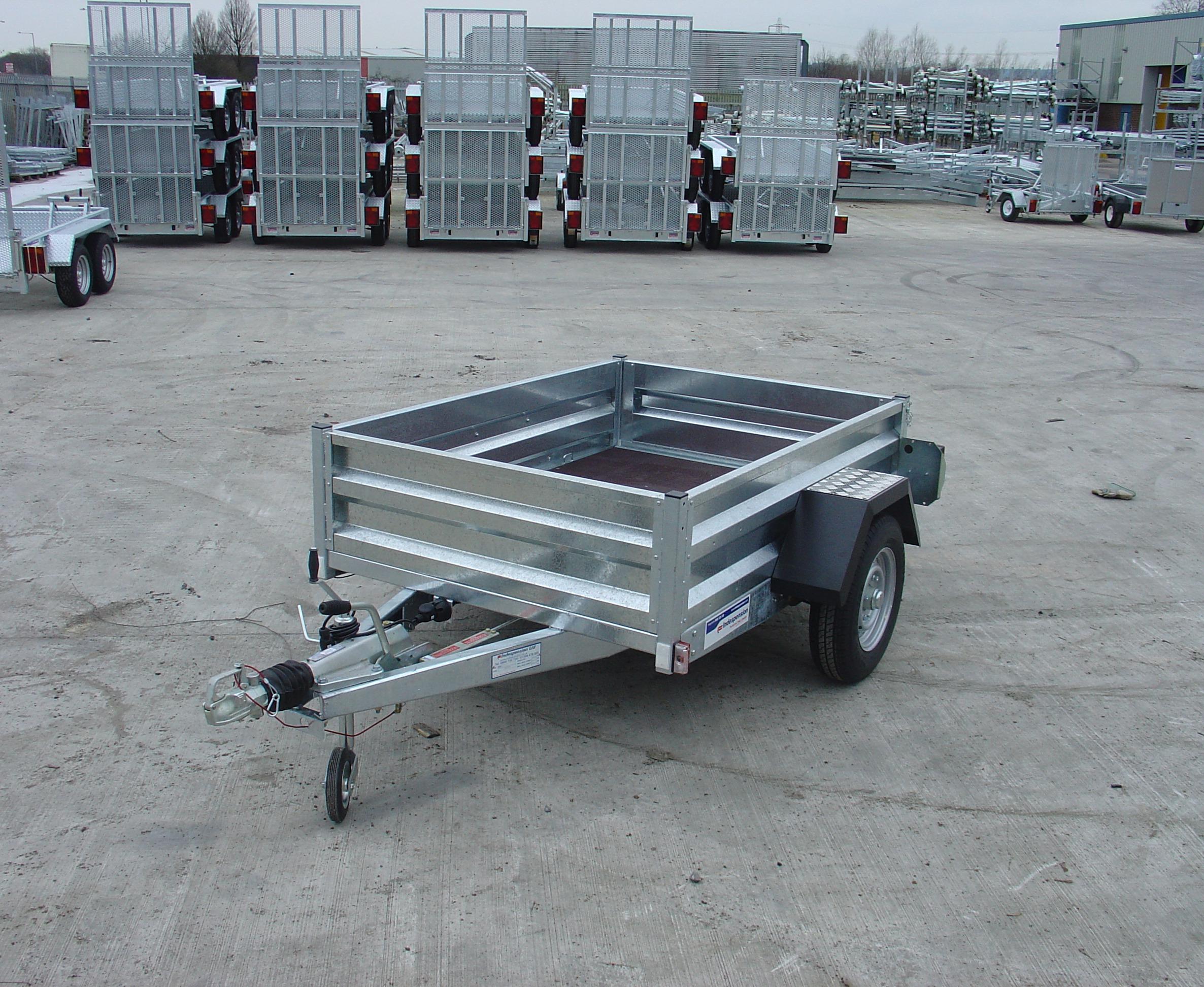 Indespension Braked 6' X 4' Single Axle Trailer