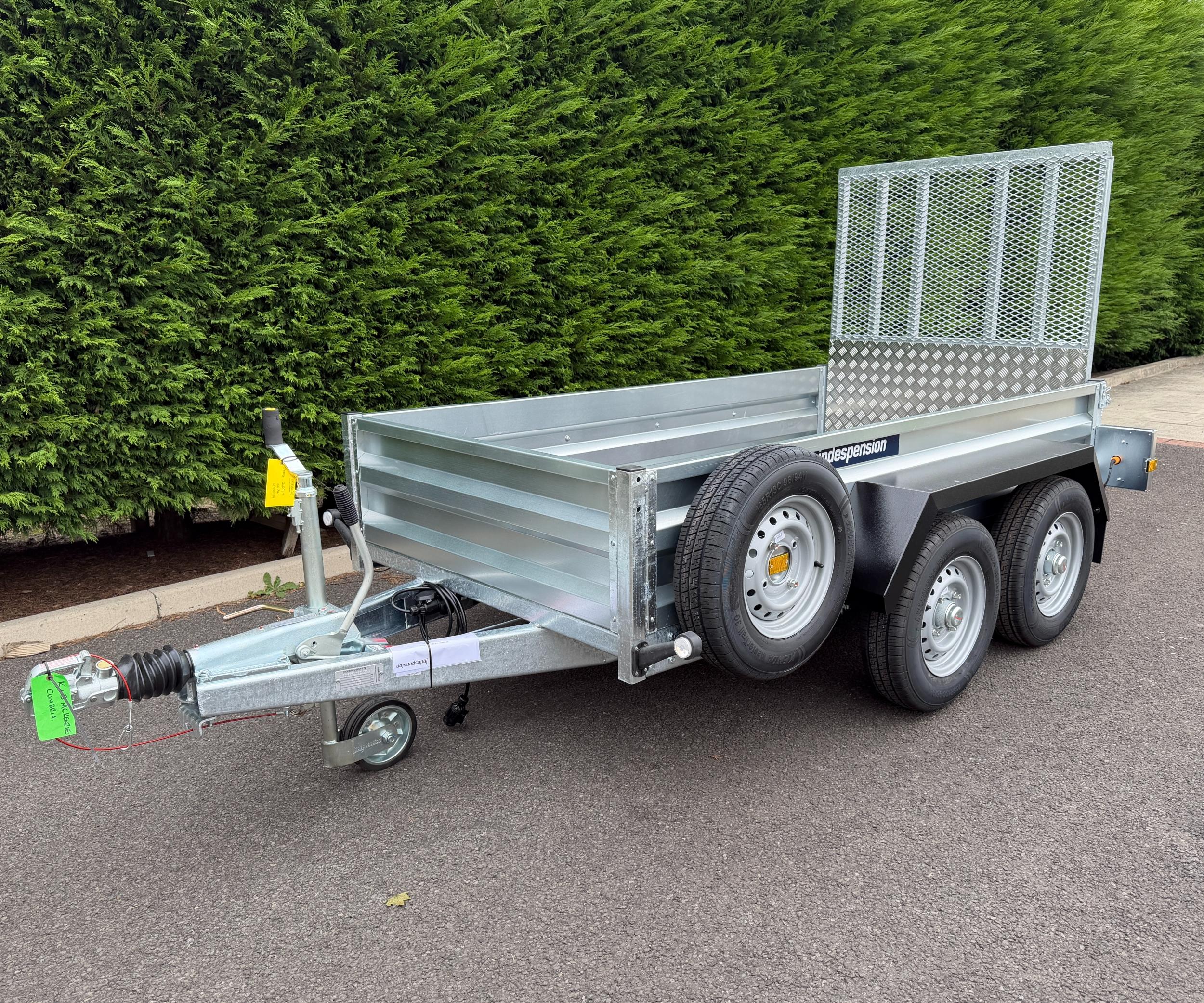Indespension Braked 8' X 4' Twin Axle Trailer (Ramped Trailer)
