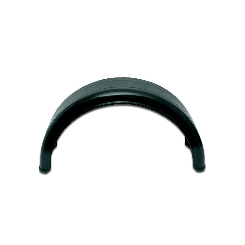 14" Arched Single Galvanised Steel Mudguard Image 10