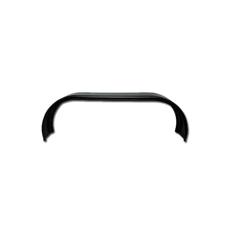 12" Arched Tandem Black Plastic Mudguard Image 10