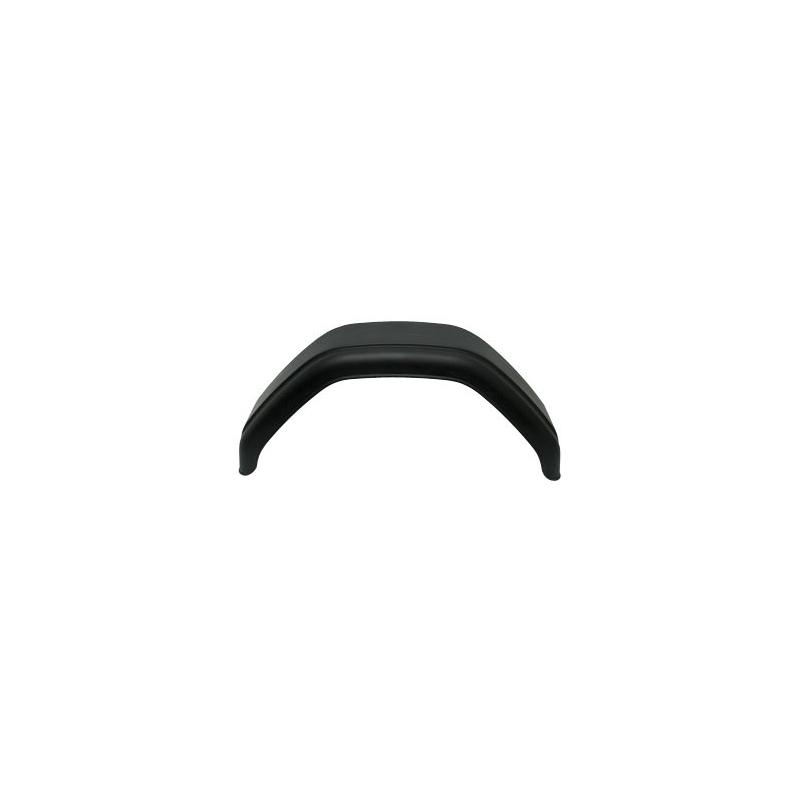 Single Angular Black Plastic Mudguard - 13" Wheel - 750mm Length - 220mm Width