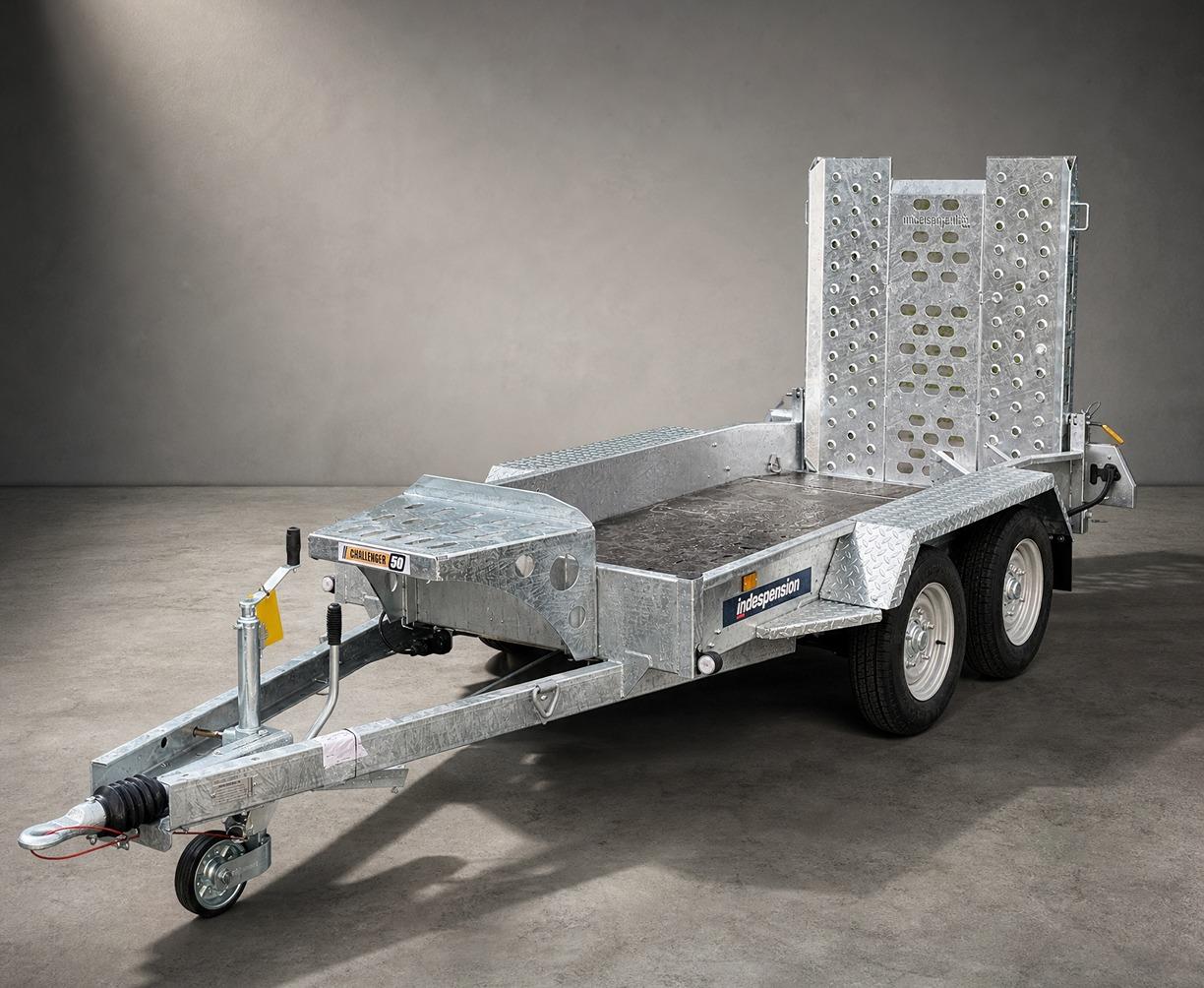 Indespension 9' x 4' Challenger 50 Beavertail Trailer - 2700kg