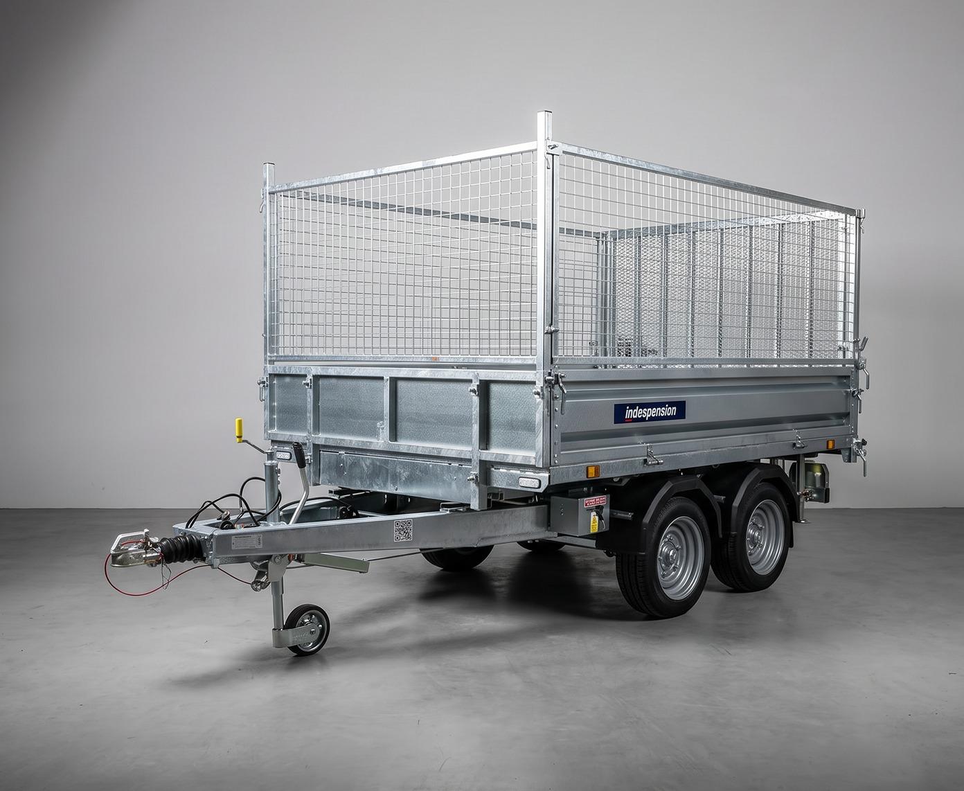 8'1 X 5'3 Electric Rear Tipper Trailer