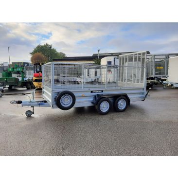 12' X 6' Indespension Goods Trailer with mesh & extended ramp GT26126SX-1