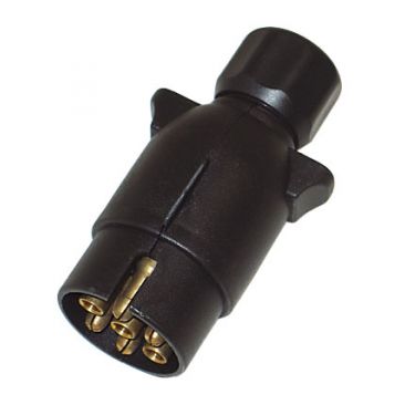 7PIN Black Plastic Trailer Plug
