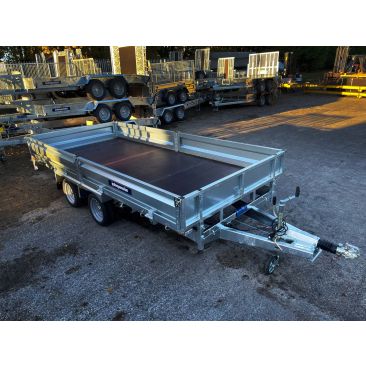Braked 10' x 6'6" Twin Axle Flatbed Trailer