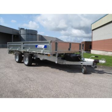 Braked 12' x 6'6" Twin Axle Flatbed Trailer
