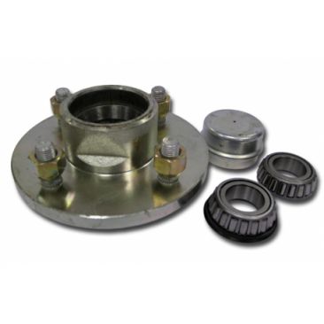 Unbraked Roller Hub For Axle Capacity 1000kg, 4 Stud