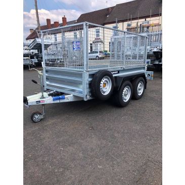 Indespension Braked 8x4 Goods Trailer with Mesh Kits & Ramp