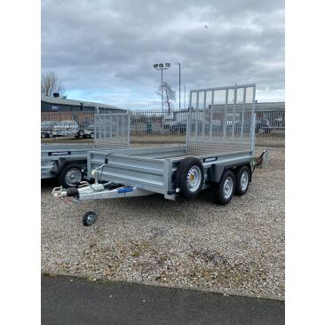 The indespension GT26106 is constructed with galvanised pressed steel sides that meet up to the robust nature of Indespension's manufacturing. Mesh ramp tail added for smooth loading and unloading. The 10'x6' Goods trailer is fitted with an optional mesh 
