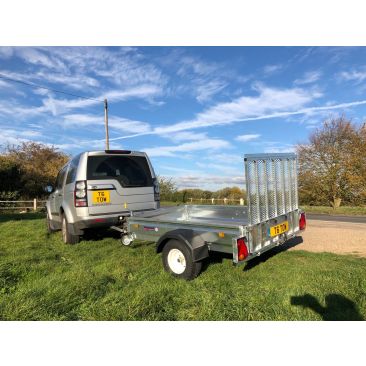 Unbraked 8' X 4' Extended Goods Trailer - With Ramptail
