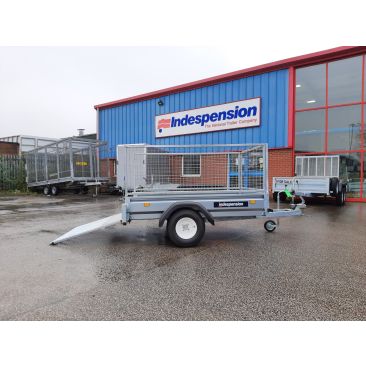 Unbraked 6'6" X 4' Goods Trailer With Ramptail