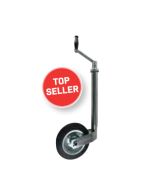 indespension 42mm Jockey Wheel With Solid Rubber Wheel - 3000kg