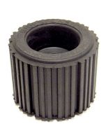 Ribbed Rubber Roller 100mm