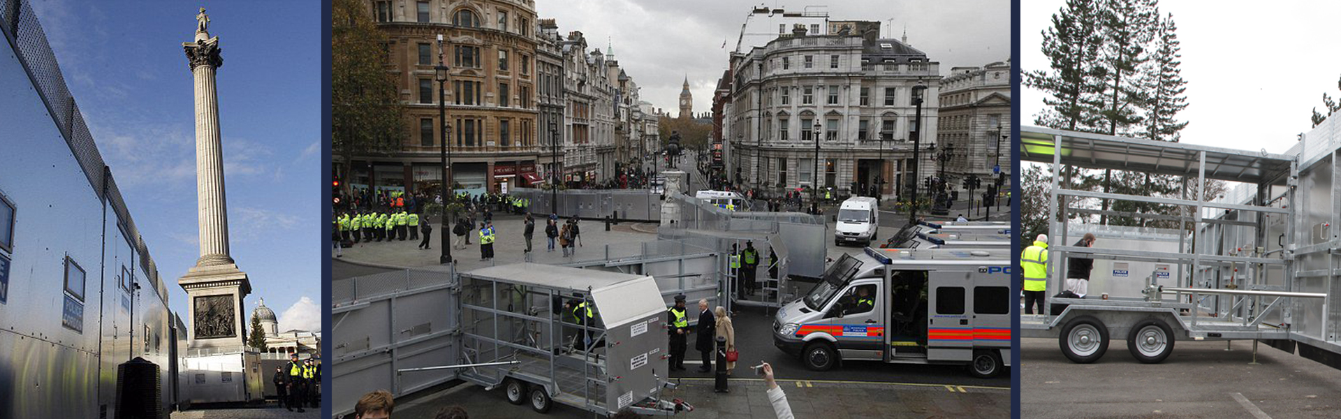 Police Cordon Trailer Barrier System